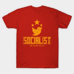 Socialist Media Twitter T-Shirt